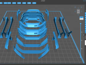 Kit Toyota GR86 RZ Pandem Aero para impress&atilde;o Modelo 3D