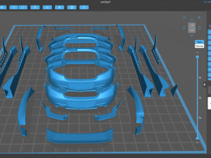 Toyota GR86 RZ Pandem Aero kit printable Modelo 3D