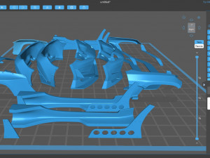 Toyota GR86 RZ Pandem Aero kit printable Modelo 3D
