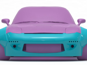 Mazda RX7 Rocket Bunny Print Kit 3D Print Model