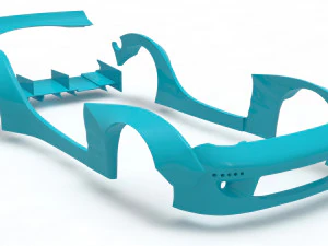 Mazda RX7 Rocket Bunny Print Kit 3D Print Model