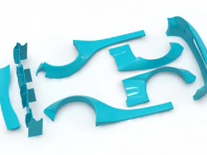 Mazda RX7 Rocket Bunny Print Kit 3D Print Model