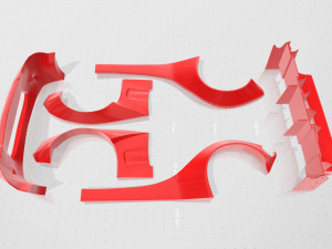 Mazda RX7 Rocket Bunny Print Kit 3D Print Model
