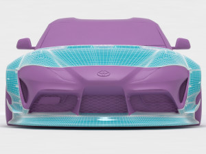 Toyota Supra A90 Wide Body Kit Modello di stampa 3D