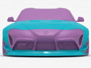 Toyota Supra A90 Wide Body Kit Modello di stampa 3D