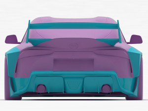 Toyota Supra A90 Wide Body Kit Modello di stampa 3D
