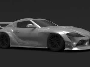 Toyota Supra A90 Wide Body Kit Modello di stampa 3D