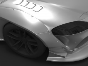 Toyota Supra A90 Wide Body Kit Modello di stampa 3D