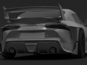 Toyota Supra A90 Wide Body Kit Modello di stampa 3D