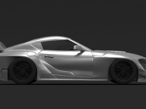 Toyota Supra A90 Wide Body Kit Modello di stampa 3D