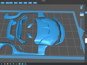 Toyota Supra A90 Wide Body Kit Modello di stampa 3D