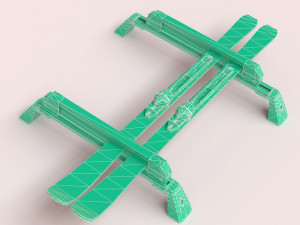 Car Roof Bars Racks printable 3D Print Model