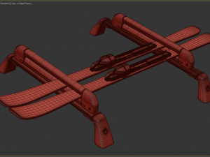 Car Roof Bars Racks printable 3D Print Model