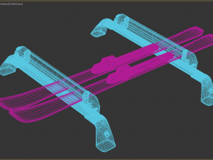 Car Roof Bars Racks printable 3D Print Model