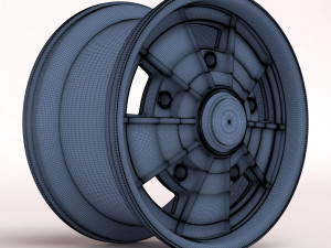 BRM Flat 4 rim printable 3D printmodel