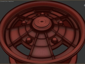 BRM Flat 4 rim printable 3D printmodel