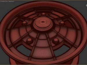 BRM Flat 4 rim printable 3D Print Model