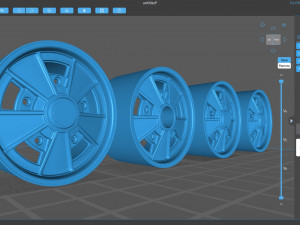 BRM Flat 4 rim printable 3D printmodel