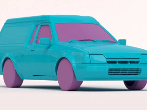 Kit stampe Escort Van Shell di quarta generazione Modello di stampa 3D