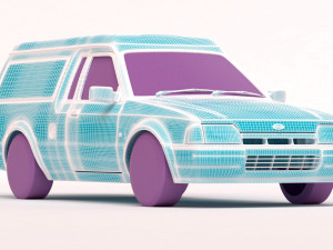 Escort 4thGen Van Shell print kit 3D Print Model