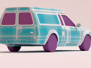 Escort 4thGen Van Shell print kit 3D Print Model