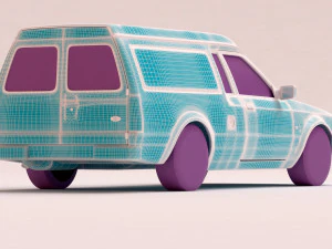 Escort 4thGen Van Shell print kit 3D Print Model