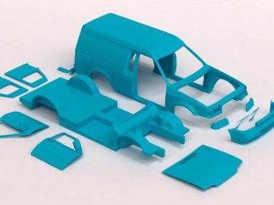 Escort 4thGen Van Shell print kit 3D Print Model