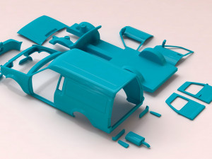 Escort 4thGen Van Shell print kit 3D Print Model