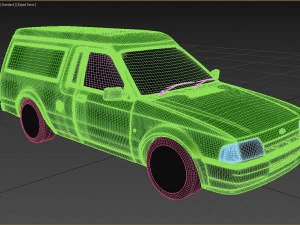Escort 4thGen Van Shell print kit 3D Print Model