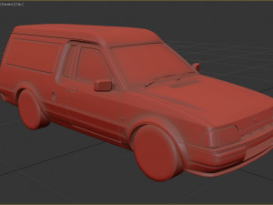 Escort 4thGen Van Shell print kit 3D Print Model