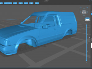 Escort 4thGen Van Shell print kit 3D Print Model