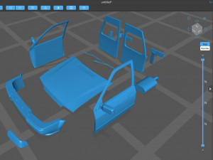 Escort 4thGen Van Shell print kit 3D Print Model