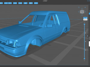 Escort 4thGen Van Shell print kit 3D Print Model