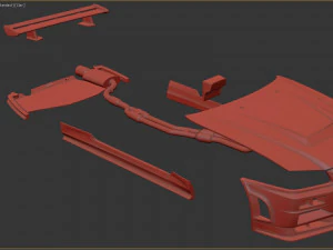 Skyline R34 S-Tune bodykit and custom addons 3D Print Model