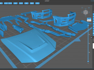 Skyline R34 S-Tune bodykit and custom addons 3Dプリントモデル