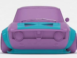Alfa Romeo Giulia GTA KS wide body kit 3D Print Model