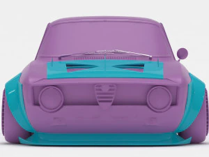 Alfa Romeo Giulia GTA KS wide body kit 3D Print Model