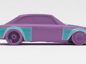 Alfa Romeo Giulia GTA KS wide body kit 3D Print Model