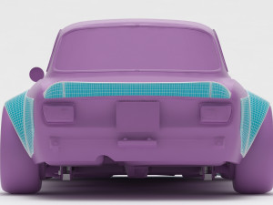 Alfa Romeo Giulia GTA KS wide body kit 3D Print Model