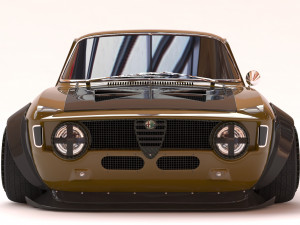 Alfa Romeo Giulia GTA KS wide body kit 3D Print Model