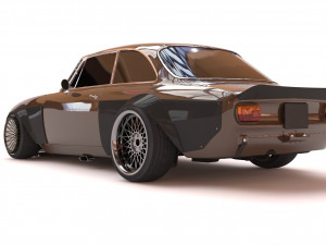 Alfa Romeo Giulia GTA KS wide body kit 3D Print Model