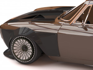 Alfa Romeo Giulia GTA KS wide body kit 3D Print Model