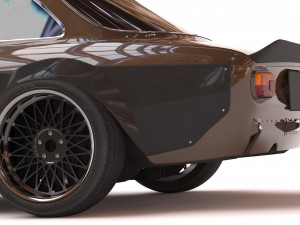 Alfa Romeo Giulia GTA KS wide body kit 3D Print Model