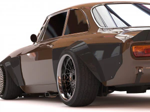Alfa Romeo Giulia GTA KS wide body kit 3D Print Model