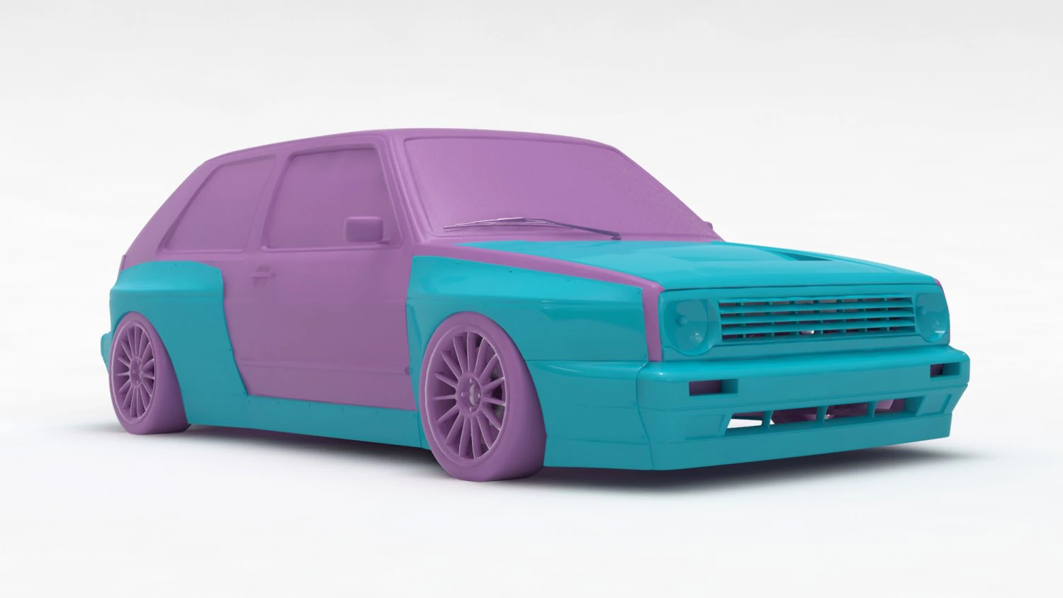 Golf 2 Pandem Print Kit 3D Print Model .c4d .max .obj .3ds .fbx .stl .blend 