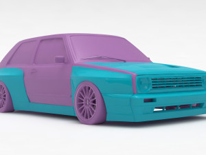 Golf 2 Pandem Print Kit Modelo de impresión 3D