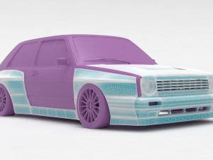 Golf 2 Pandem Print Kit 3D Baskı Modeli