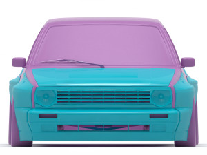Golf 2 Pandem Print Kit 3D Baskı Modeli