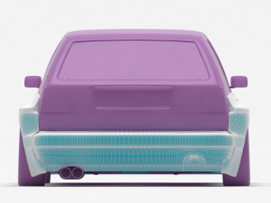 Golf 2 Pandem Print Kit 3D Baskı Modeli