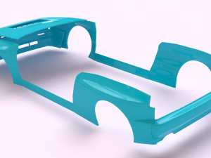 Golf 2 Pandem Print Kit 3D Baskı Modeli
